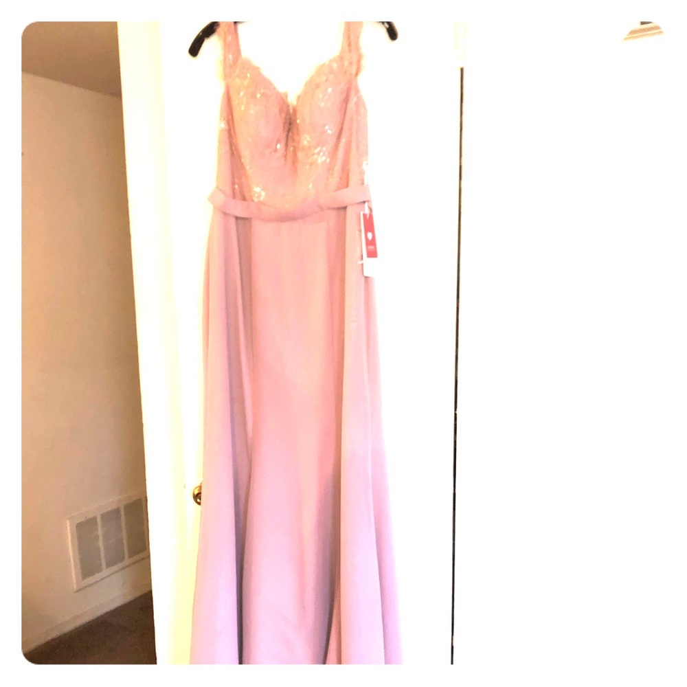 Rose pink dress